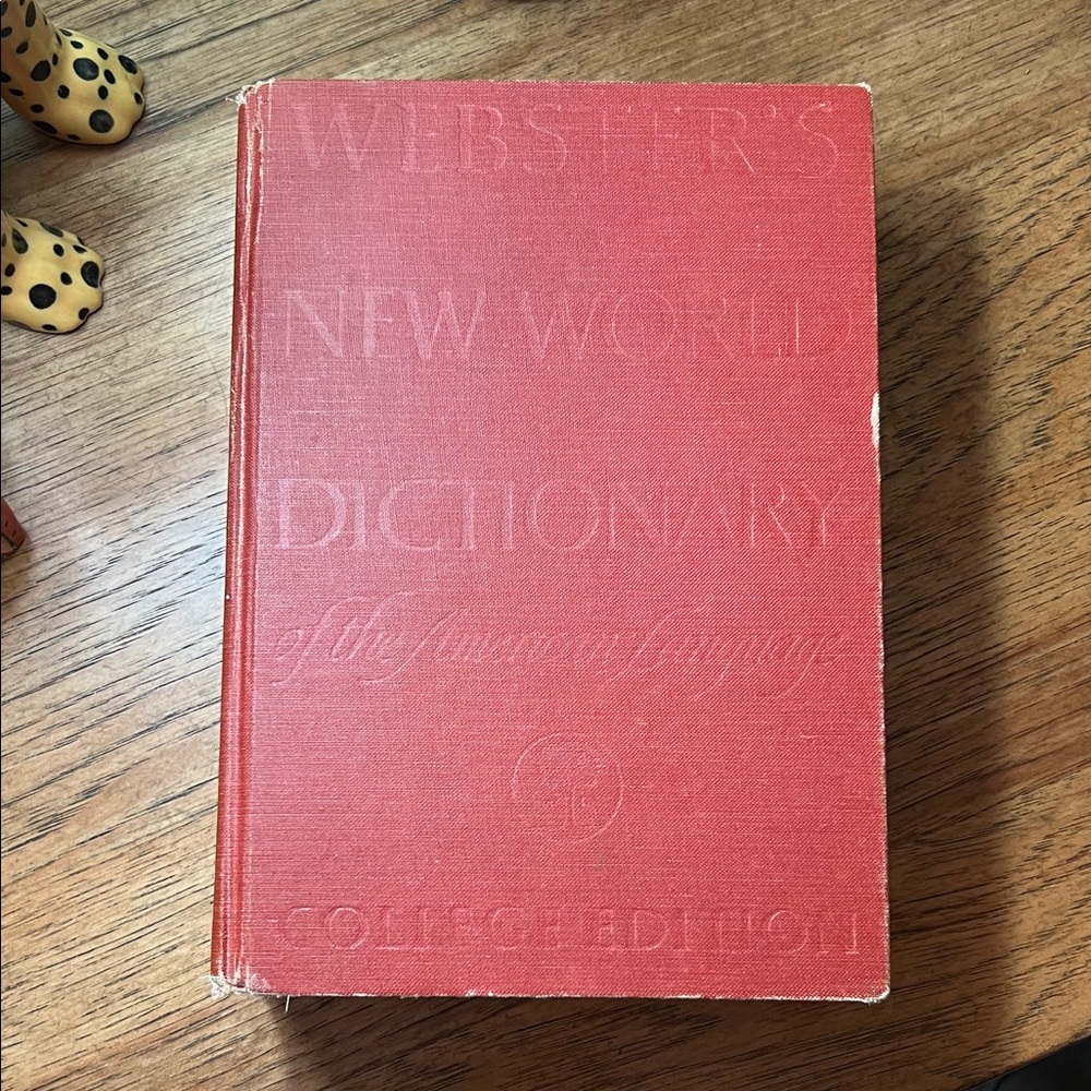 Vintage 1968 College Edition Webster’s New World Dictionary